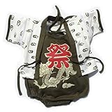 はっぴロンパス【龍の祭りモスグリーン】 (70ｃｍ)