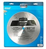 Century Drill and Tool 8216 Cenalloy All Hard Steel Plywood Circular Saw Blade, 10-Inch by 180T [並行輸