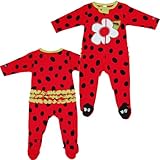 SOZO（ソゾ）【2012年秋冬作】【てんとう虫CO】女の子用 テントウムシ&花アップリケ足つきカバーオール [並行輸入品]