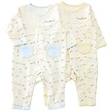【アウトレット】 Piccolo カバーオール(70～80cm) キムラタンの子供服 イエロー 80 ( 34078-151a )