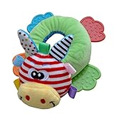 Lovoski 赤ちゃん ぬいぐるみ　　ソフト 　ベッド 　ベル 　ガラガラ 　おしゃぶり　 おもちゃ　　5種類選べる - #5