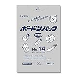 ボードンパック穴あき No.14 サイズ0.02×280×410mm 100枚入