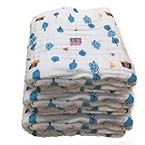 MIUSE　ガーゼケット　６重　ベビーブランケット　１０５＊１０５　タオルケット　おくるみ　柔らかい肌さわり　バスタオル　保温性　吸水 (三枚木)