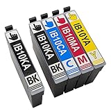 【Owlink製】IB10CL4A ＋ IB10KA(ブラック)(目印：カードケース)4色5本セット(黒2本) EPSON用 エプソン 互換インク インクカートリッジ 対応機種：EW-M530F ICチップ搭載 IB10KA*2 IB10CA IB10MA IB10YA