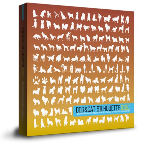商用OK!ドッグ&キャットシルエット(340種類以上の犬猫のシルエットイラスト素材集)