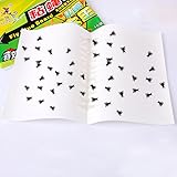 yjydada 10個入り接着スティッキー用紙Fly FliesトラップCatcherバグ昆虫キャッチャーボード