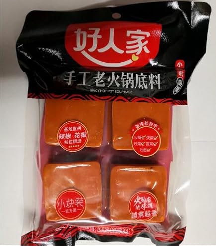 Amazon.co.jp: 友盛貿易 好人家 手工火鍋底料 4個装(鍋ノ素) 360g ×4個