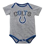Indianapolis Colts NFL "Field Goal" Newborn 3 Pack Bodysuit Creeper Set