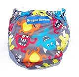ドラゴンおむつカバー（フルオープンポケット型）[Dragon Flovers] (おばけ)