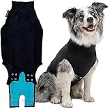 Suitical Recoveryドッグスーツ、ミディアムプラス、ブラック