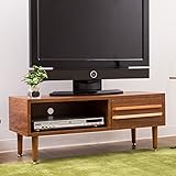 【北欧風 90cm幅 ロータイプ テレビボード】シンプルなデザイン＆あたたかみある北欧モダン風 メープルブラウン色