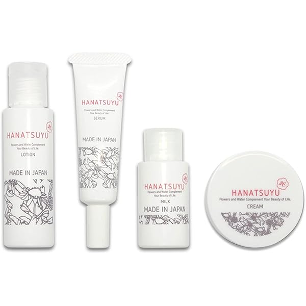 【新品未開封】BDOT基礎化粧品：トライアルセット Amazon.co.jp: 【公式】HANATSUYU はなつゆ トライアルセット