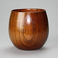 天然木製 エッグカップ 木目 漆塗り