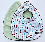 Caden Lane Classic Collection Bib Set, Red Dot Line, 2-Count by Caden Lane [並行輸入品]