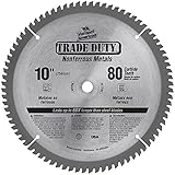 Vermont American 27203 5/8-Inch Arbor 10-Inch 80 Tooth Carbide Trade Duty Circular Saw Blade [並行輸入品]
