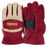 Hanes キッズ・ジュニア用グローブ 9422 5～6才 レッド