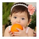 ベビー ヘアバンド ヘッドバンド ドット 結婚式 フォーマル 子供用 khb-003 (パープル)