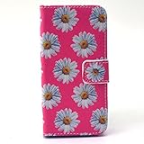 Zeebox iPhone SE ケース 手帳型ケース 高品質 保護カバー ウォレット型 スタンド機能 カード収納 マグネット開閉式 Apple iPhoneSE 用 生涯補償付き (ピンク #3)