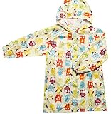 Cutekids style レインコート 子供 カッパ 雨具 新学期 雨具柄物 男女兼用 (M, イエロー)