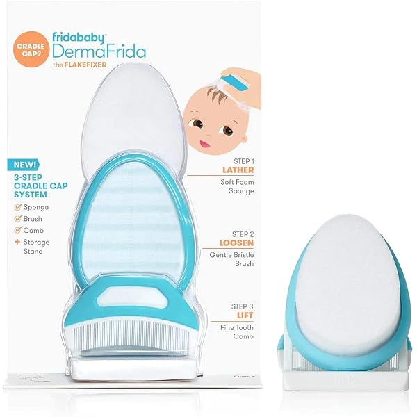 Baby-Silikon-Massagebürste – Weiche Sinnesbürste Für Babys Bad, Farbe Blau