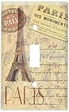 Art Plates - Paris II Switch Plate - Single Toggle [並行輸入品]