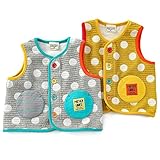 mother goose (マザーグース) ベスト (70～90cm) キムラタンの子供服 (11645-183) カラシ 90