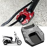XINMOZR Forリード125 lead125 LEAD125 lead 125オートバイのサイドブラケット拡大パッドサイドブラケットエクステンション拡大パッドサポートプレート駐輪ラックパッドオートバイ改造アクセサリー (チタンカラー)