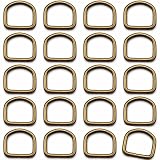 クラフトパーツ屋 Dカン 内径10mm アンティークゴールド 20個セット バッグ 手芸用 金具