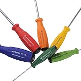 PBスイスツールズ スイスグリップ レインボーマイナスドライバー6本組 8240RB 先端厚0.5mm～1.6mm 1ヶ入 TDSR-6S