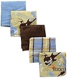 Trend Lab Five Wash Cloths, Rockstar Pattern by Trend Lab [並行輸入品]