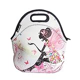 Ambielly はLYネオプレンランチバッグ/ランチボックス/特殊/ピクニックバッグに昼食を絶縁クーラートラベルオーガナイザーを来ることはありません (ランチパッケージ, A003)