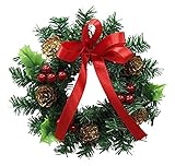 エルアーツ クリスマス オーナメント クリスマスリース 直径15cm E8760-00