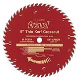 Freud LU88R009 9-Inch 54 Tooth ATB Thin Kerf Crosscutting and Ripping Saw Blade with 5/8-Inch Arbor 