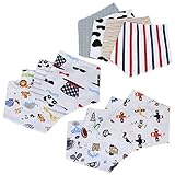 バンドルモンスターBoys & Girls 12pcさまざまなデザインベビーBandana Bibs with Snaps US サイズ: S カラー: ブルー