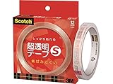 スリーエム(3M) スコッチ(R) 超透明テープ 透明 12mm×35m BH-12N
