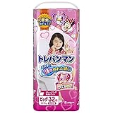 トレパンマン ビッグ (12~17kg) 女の子 32枚[トイレトレーニング]