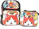 Yokai Watch Large School 16" Backpack Boy's Book Bag with Lunch Bag Set [並行輸入品]