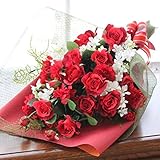 思いっきり豪華な紅いバラの花束 　（CT触媒加工）4953766711757【シルクフラワー】【造花】
