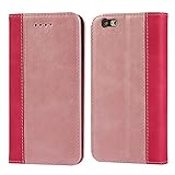 Ｈａｖａｙａ iPhone 6s plus ケース iPhone6Plus ケース スマホケース 手帳型 耐衝撃 カバー カード収納（アイフォン6splus/あいふぉん6プラス/いphone6splus/アイホン6plus 5.5インチ対応）-ブラック＋イエロー