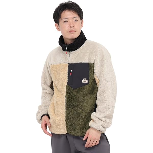 Amazon | [チャムス] フリース ジャケット メンズ Elmo Fleece Full 
