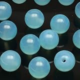 【BELLPIERI】【粒販売】シーブルーカルセドニー 丸玉 8mm【4粒販売】 / X340 KA8M