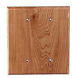 Sierra Lifestyles Traditional Switch Plate, 2 Blank, Natural Maple by Sierra Lifestyles
