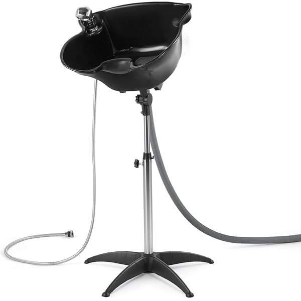 Amazon.co.jp: place (プレイス) 移動式簡易シャンプー台 ブラック