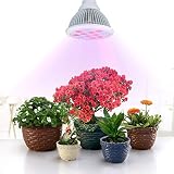 Top-Longer 植物育成 LED ライト 発芽形態 形成 水耕栽培 花 野菜 小型スポットライト 室内栽培電照菊 軽量タイプ 12W 波長指定 赤色9灯660nm 青色3灯460nm 口金E27