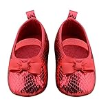 Domybest ベビープリンセスシューズ 　女の子可愛い蝶結びフォーマル靴　女児ガールズ 結婚式　誕生日プレゼント　PUレザー 11/12/13cm　0-18ヶ月に適応靴　春夏秋