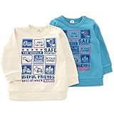【アウトレット】 La Chiave トレーナー(80～130cm) キムラタンの子供服 アイボリー 80 ( 53372x53572-144 )