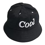 Cutelove　子供帽子　キッズ　男女兼用　夏　漁師　つば広い　コットン　日よけ帽子　ハット 英字　紫外線対策 日焼け止め 熱中症予防 お出かけ 可愛い帽子　ソフトキャップ　韓国風　5色