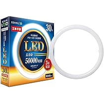 Amazon | エコリカ 丸形LED 工事不要 グロースタータ式 FCL蛍光灯専用