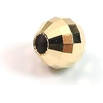 Amazon.co.jp: K18 18金 ミラーボールビーズ 4mm 1粒売り