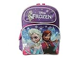 Disney Frozen 16" Large Backpack Snow Elsa Anna Girls Olaf School Book Bag by Grupo Ruz [並行輸入品]